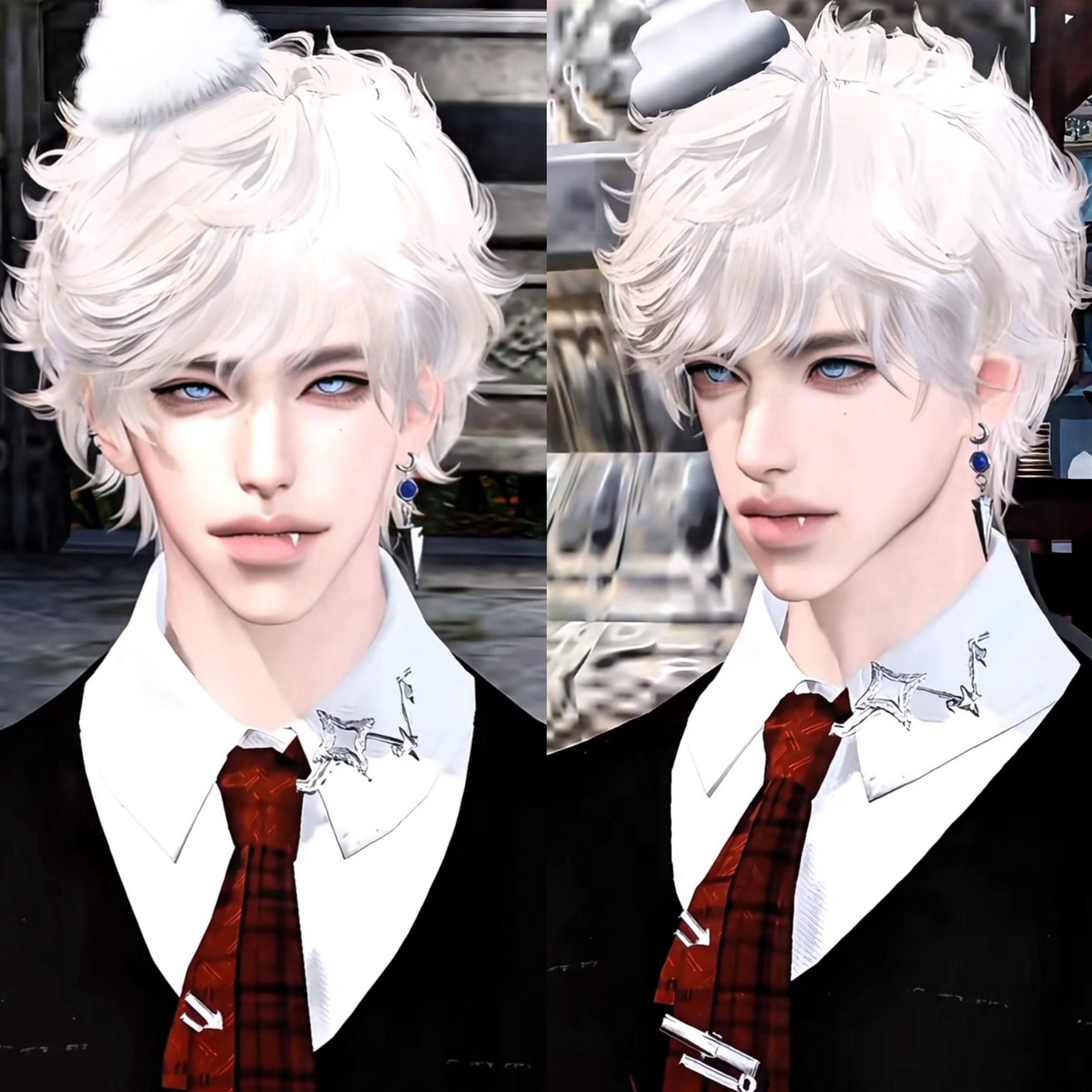 144 虚设 鲨欲syu.捏脸 逆水寒手游捏脸男通用 原版