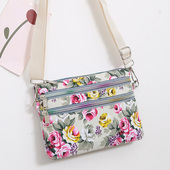 韩版 日韩防水逛街旅游休闲单肩布包简约斜挎包女轻便多口袋百搭