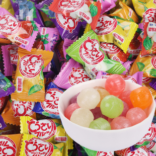 宏源什锦糖888g陈皮糖9味混合水果味番石榴糖结婚喜糖硬糖小零食