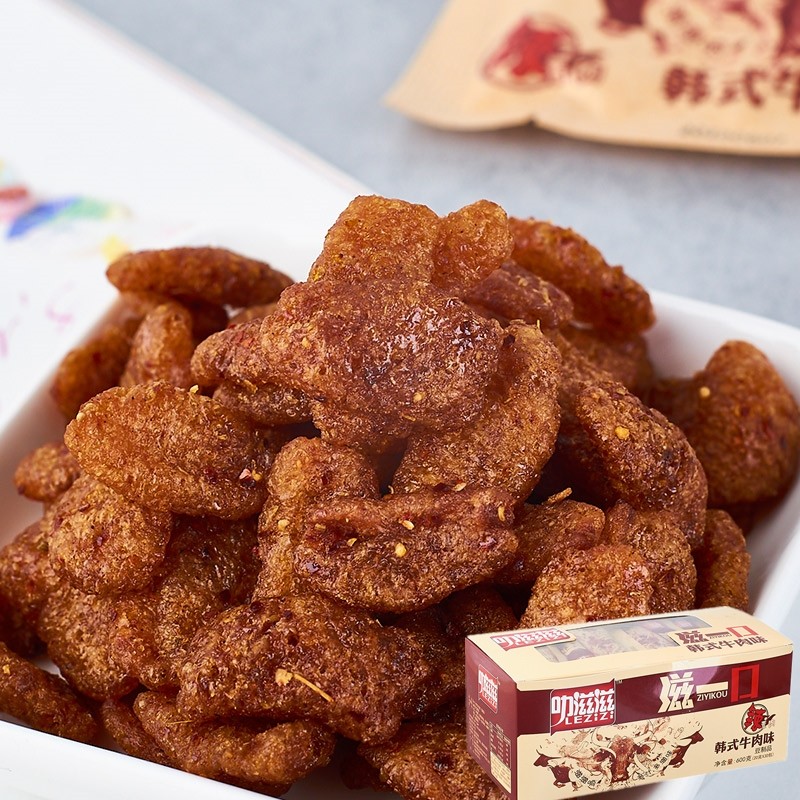 叻滋滋素食滋一口豆制品辣素肉韩式素牛肉20g*30包肥牛香辣零食