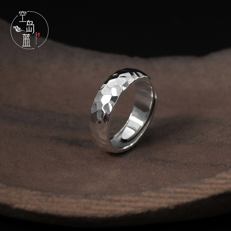 男女S999足银复古中国风戒指简约