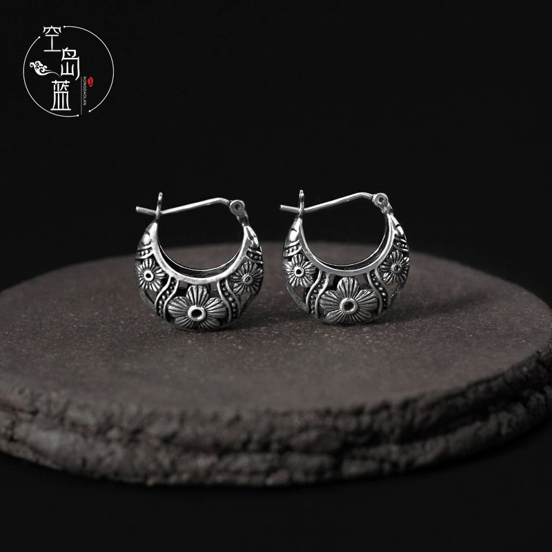 �յ���S925�����������Ÿ�����Ǯ���οյ񻨶�������ʽ��Ȧ����Ů