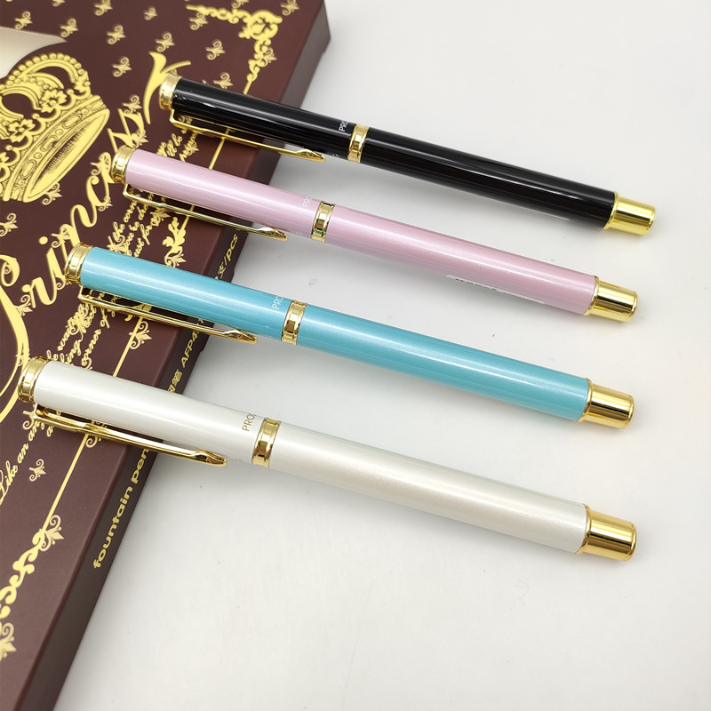 晨光金属钢笔学生用练字亮彩办公考试铱金笔 0.5办公钢笔AFP43102