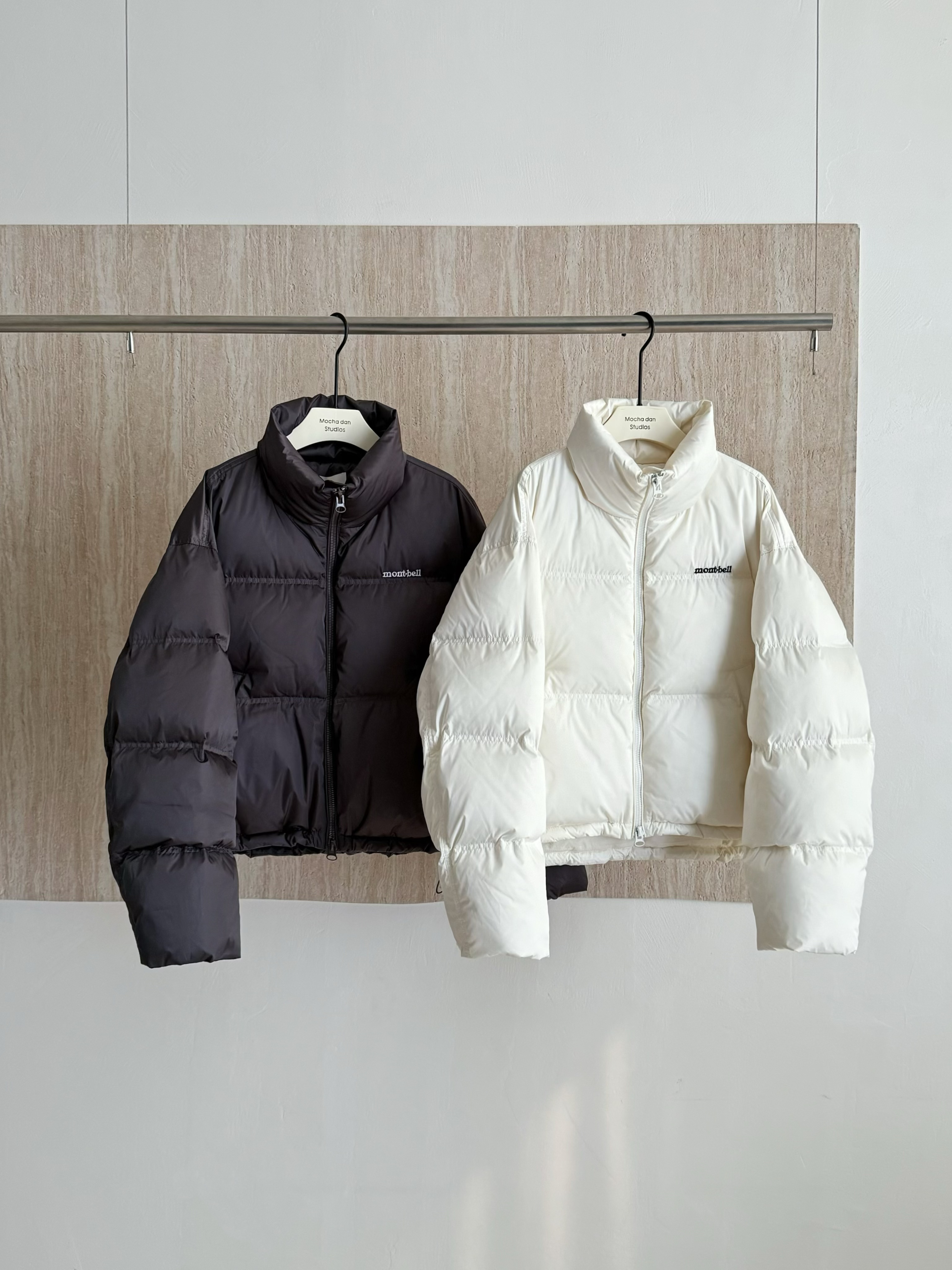 MOCHA DAN韩版字母刺绣90白鸭绒羽绒服女冬季2025新款百搭面包服