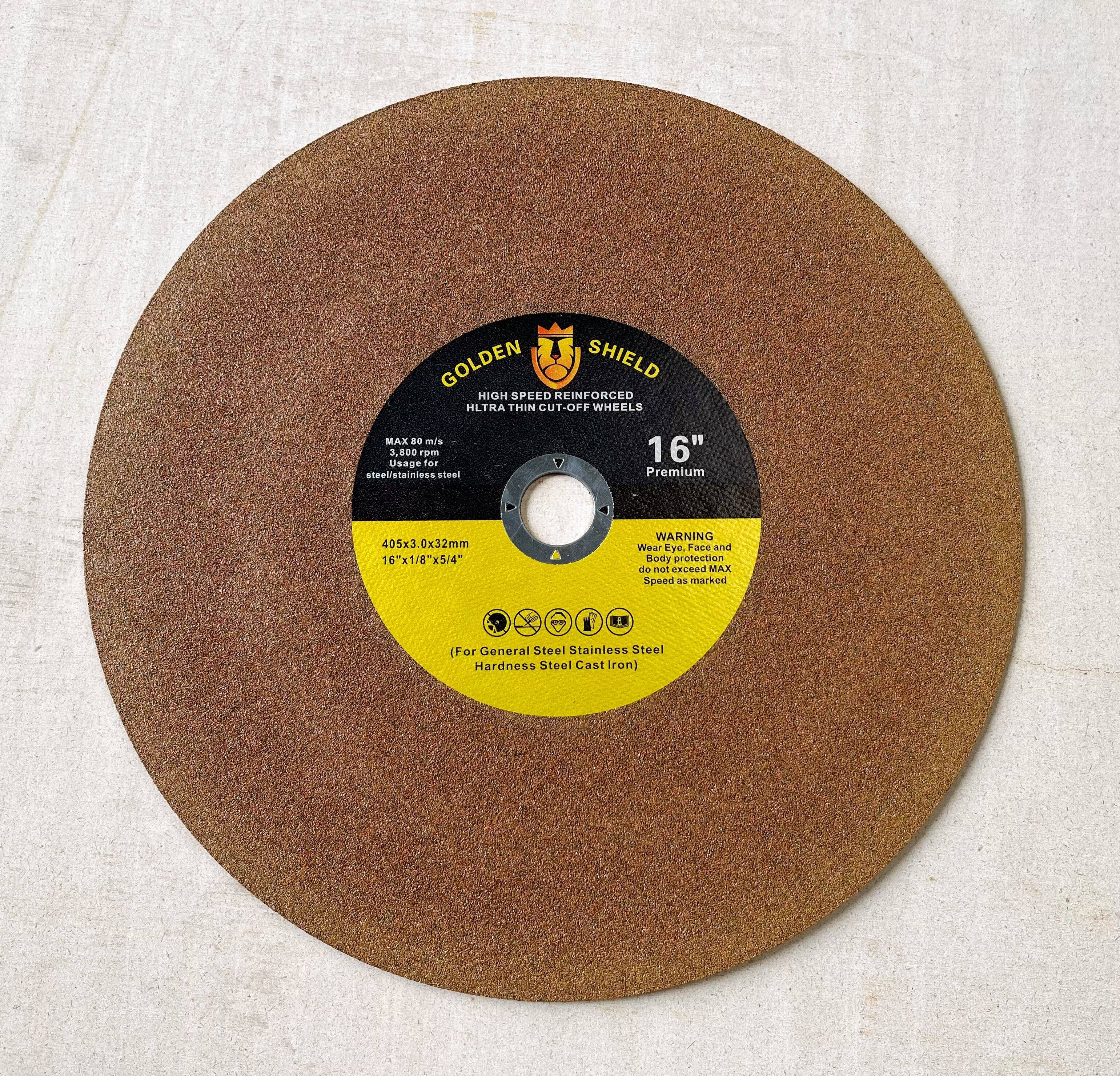 金盾切割片400大切割机三相电16寸金属片薄片双网防爆耐用不锈钢