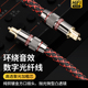 杨阳 光纤音频线spdif数字功放方口线发烧级电视投影仪音响连接线
