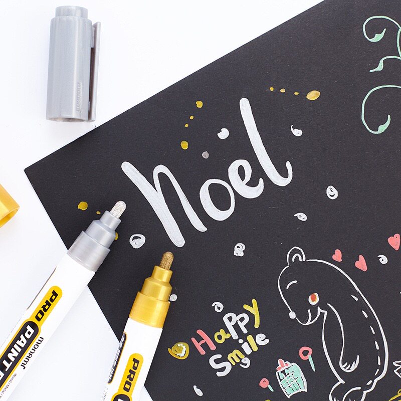 韩国慕那美monami油漆记号笔工业用速干防水05023慕娜美记号笔