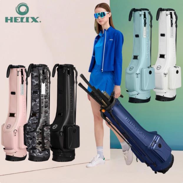 HELIX喜力克斯高尔夫球包男女士防水带轮硬壳碳纤支架包轻便枪包