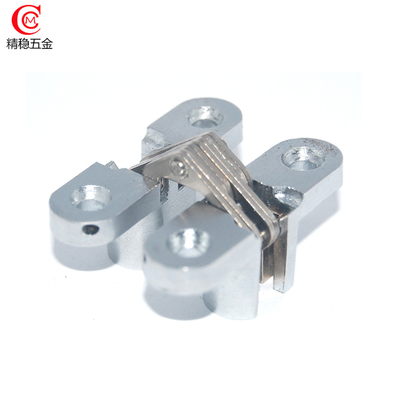 精稳五金锌合金暗合页折叠门隐形门十字暗藏铰链59500