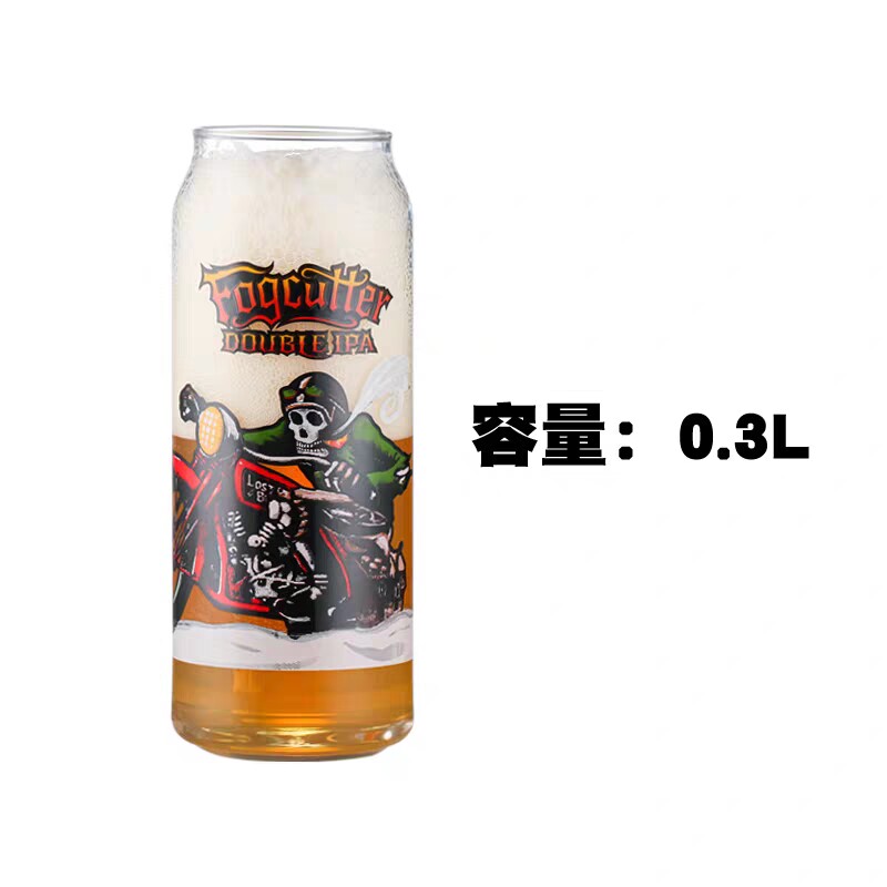 美国进口迷失海岸精酿世涛专用杯 开瓶器 扑克牌300ML 原装啤酒杯
