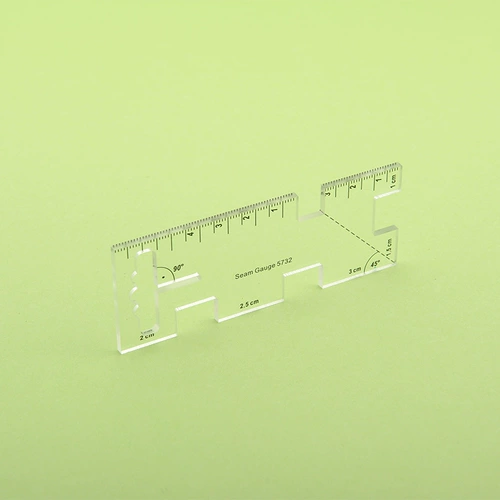 DIY аксессуары Ackle Толстая лоскутная ручка измерения линейки линейки 5732 Панчатка для литературы о швейной швейной швейной одежде