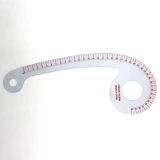 Версия одежды масштабных масштабов 6040 Общедоступная адаптива Правитель Маунтин 6 -Шарктер Прозрачный изогнутый 40 см сортированной линейки