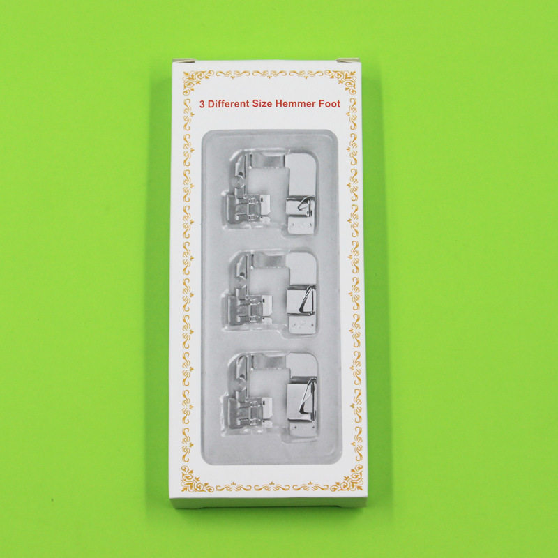 家用多功能电动缝纫机 4/8 6/8 8/8 包边卷边压脚6290 精装纸盒