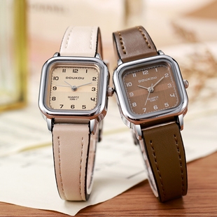 考试手表女学生党时尚小众ins风高颜值生活防水只能看时间的手表