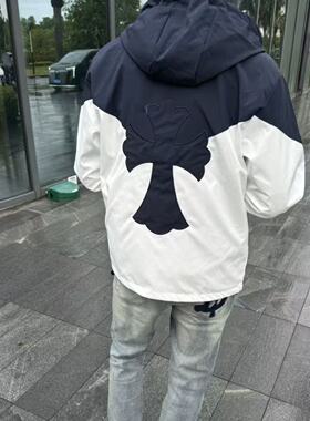 精神小伙同款炸街外套休闲百搭青年男装夹克连帽学生宽松上衣褂子