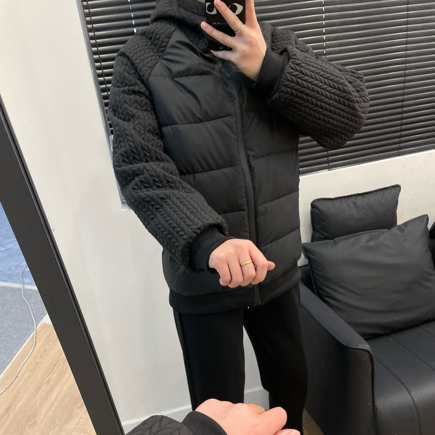 冬季加厚棉衣男士保暖外套棉袄青年网红同款潮牌连帽拼接棉服上衣