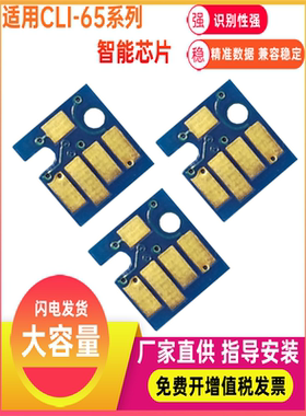 兼容Canon佳能pro-200 A3+照片打印机CLI-65墨盒cli65墨水盒芯片