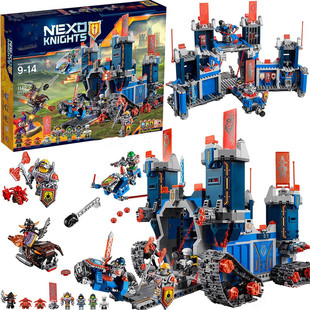 2026新款克雷圣剑战车未来骑士团高科技移动要塞城堡拼装积木玩具