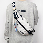 胸包男士 潮流街头斜挎小背包女生时尚 休闲日系腰包ins潮牌单肩包