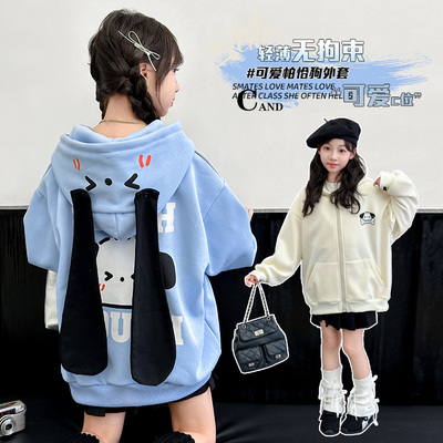 女童卡通帕恰狗外套2025春秋
