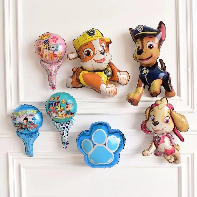 铝膜气球异形汪汪队卡通狗狗装饰
