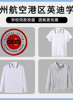 【郑州航空港区英迪国际学校】同款校服班服T恤短袖运动服上衣