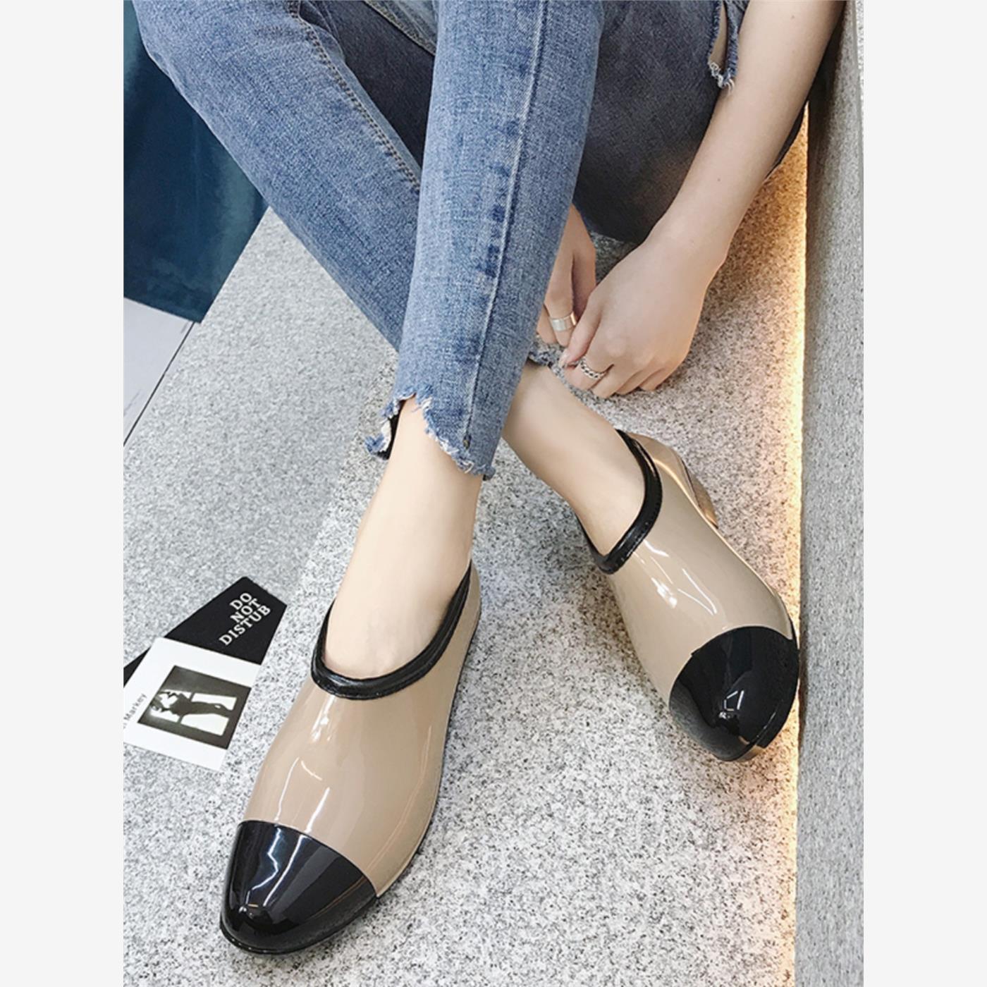 三明女雨靴浅水，韩款雨鞋懒采购产品美时尚式，鞋式新靴，低帮鞋图片