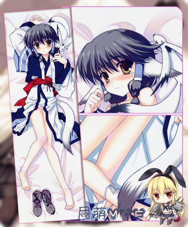 动漫双面等身抱枕 阿露露 传颂之物 靠枕方枕抱枕套