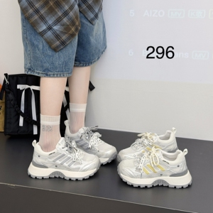 她菲娅2026夏新款真皮德训鞋女小蛮腰百搭厚底轻便休闲阿甘鞋296