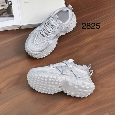 展风2025秋欧货真皮老爹鞋女透气轻便软底厚底百搭休闲运动鞋2825