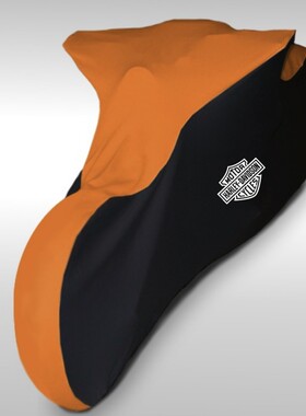 适用哈雷突破883肥仔X48肥霸Sportster泛美750滑翔防雨双拼车衣罩