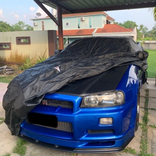 适用于日产尼桑战神GTR36R35R34R32弹力汽车车衣Nissan车罩车套