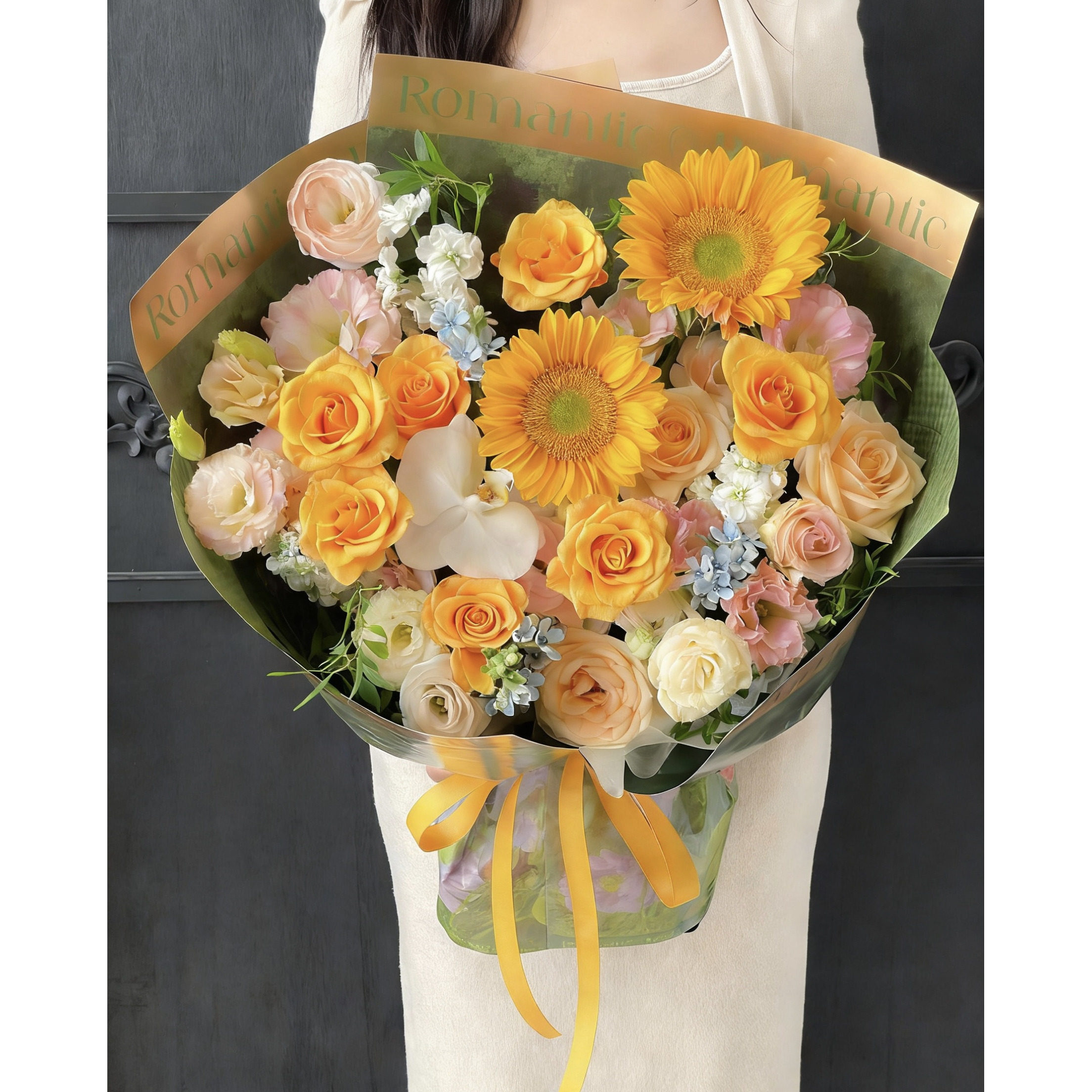 深圳鲜花速递同城配送混搭花束妈妈朋友女友生日礼物花店送花上门