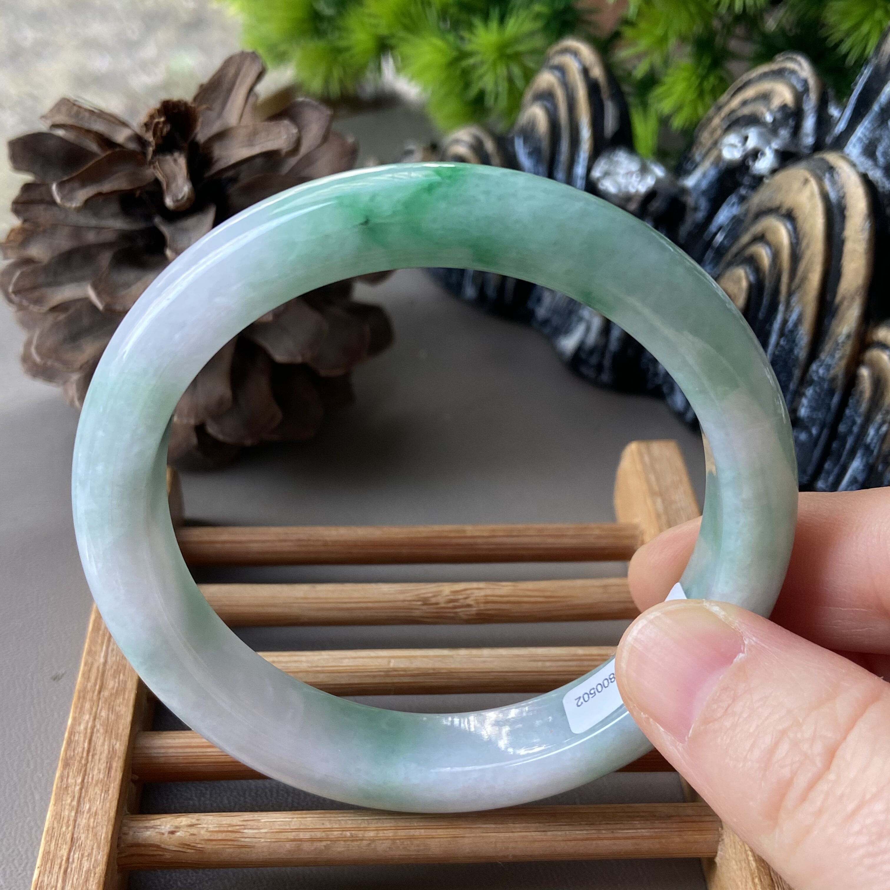 天然缅甸翡翠手镯58冰糯种飘阳绿老坑a货正圈59玉镯子带证书0502,珠宝/钻石/翡翠,手镯,淘宝优惠券,粉丝福利购,淘宝优惠卷