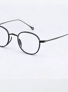 新款万年龟 KameManNen 日本手工眼镜框 方框近视眼镜架KMN 7309