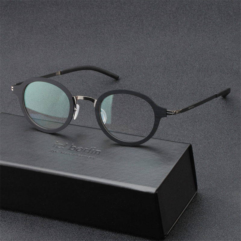 IC!berlin圆框薄钢无螺丝眼镜框