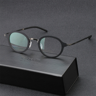 BERLIN艾晰柏林德国圆框无螺丝眼镜框近视眼镜Toki 新款