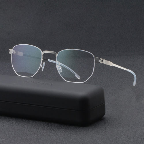 MYKITA 德国手工薄钢无螺丝男女简约眼镜框可配近视眼镜-ROSCOE