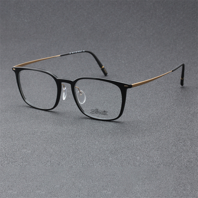诗乐眼镜框男超轻钛架商务眼镜架