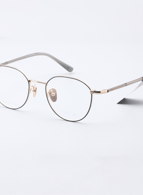 Agnes b雅昵斯比眼镜钛全框镜小壁虎近视眼镜法国设计师AB70174