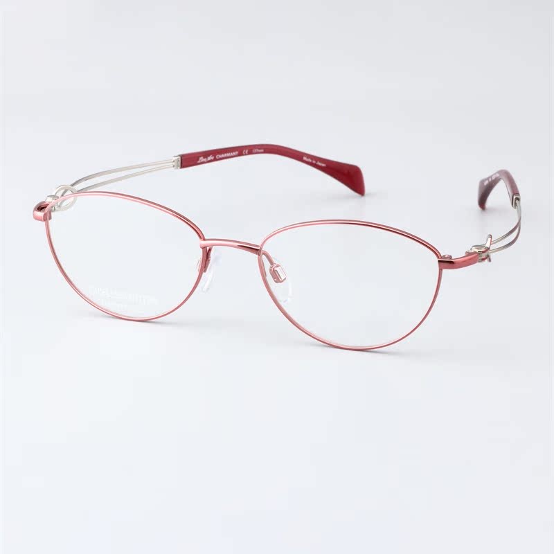 CHARMANT夏蒙优雅轻盈气质舒适女款线钛系列全框近视眼镜架XL2919