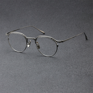 内藤熊八作日本超轻钛材手作眼镜休闲商务复古质感原装进口N-128
