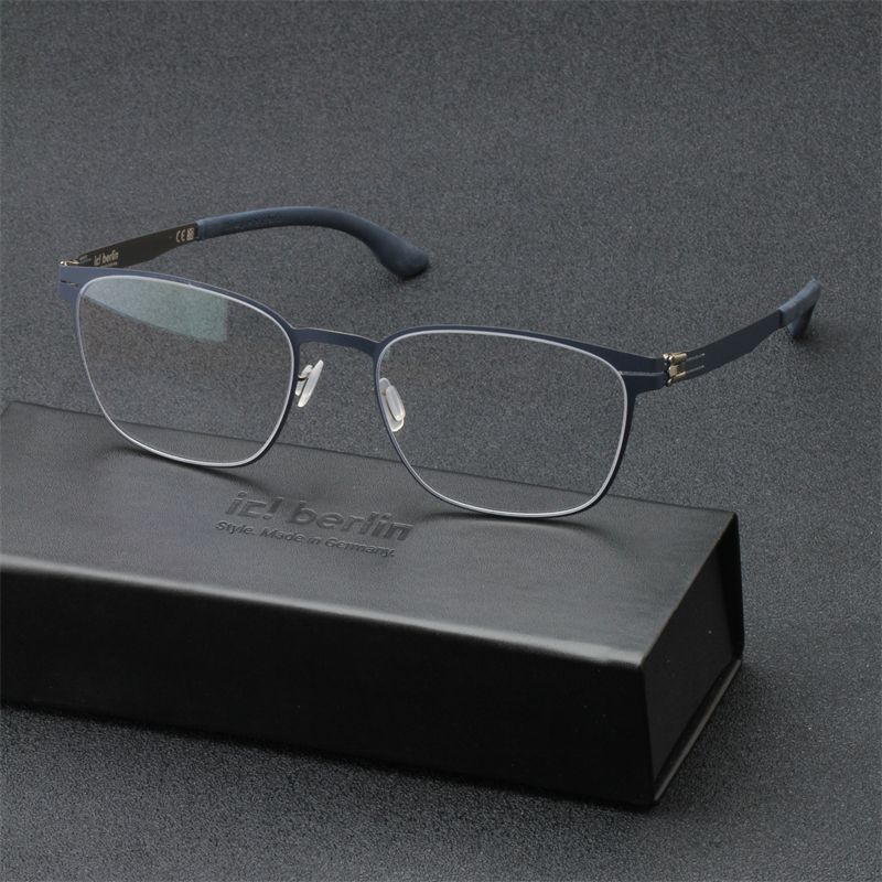 icberlin无螺丝钢片眼镜