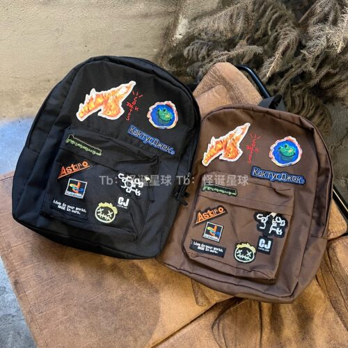 Travis Scott ts Cactus Jack Backpack嘻哈说唱书包双肩休闲背包