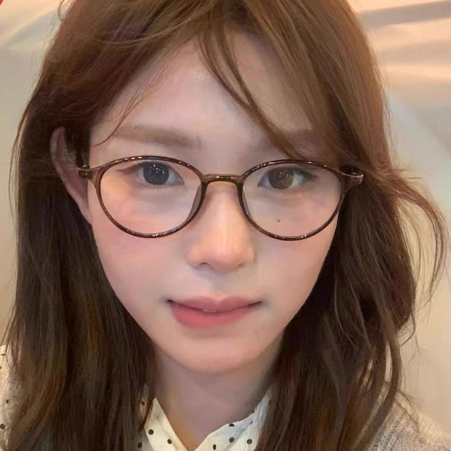 欧阳娜娜同款超轻TR90茶色眼镜女
