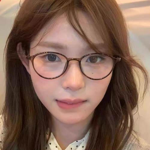 欧阳娜娜同款超轻TR90茶色眼镜女