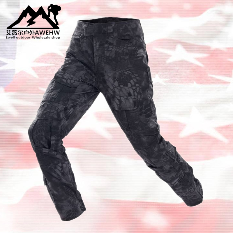 特种兵GEN3蛙服单裤军迷男黑色蟒纹迷彩工装裤户外长裤G2战术长裤,户外/登山/野营/旅行用品,迷彩裤/军迷裤/工装裤,淘宝优惠券,粉丝福利购,淘宝优惠卷