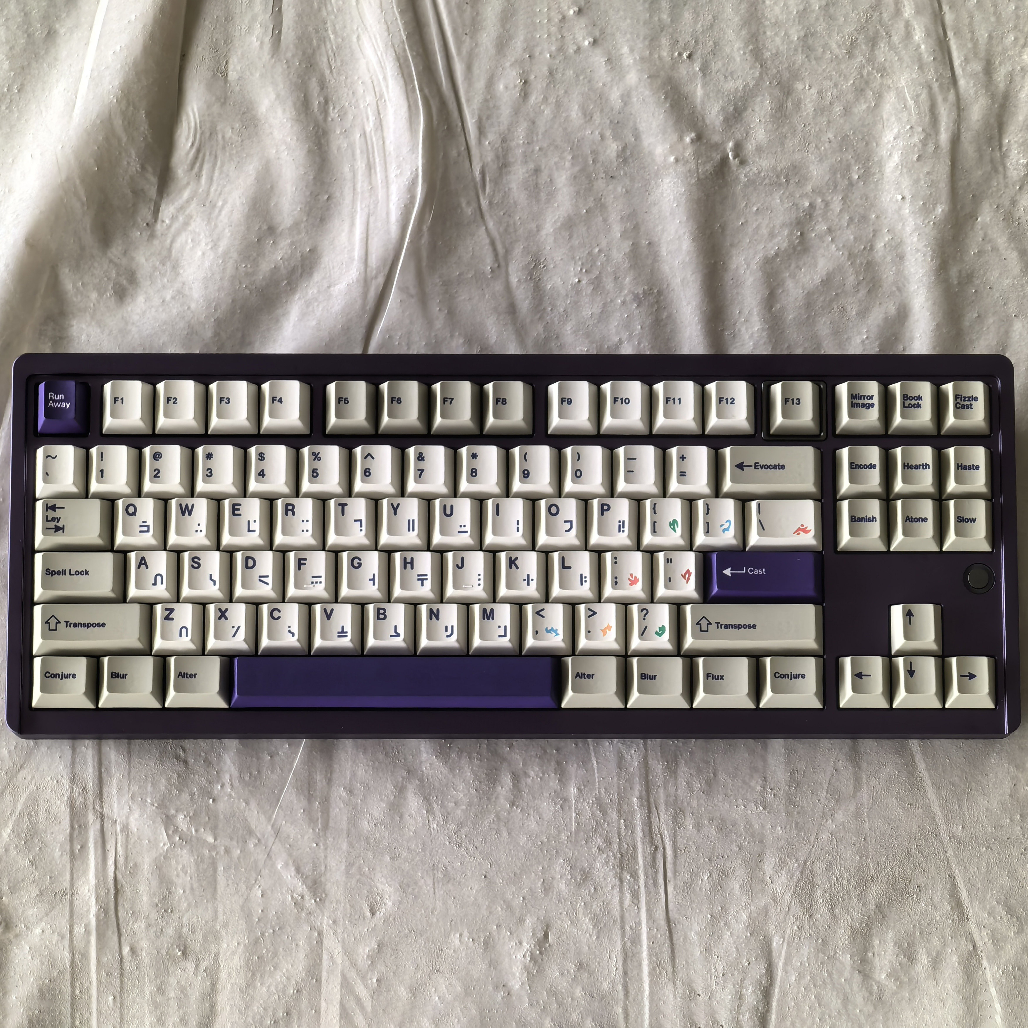 金熙魔法书主题热升华原厂键盘键帽客制化全套美加狮wootingqk80,电脑硬件/显示器/电脑周边,键帽,淘宝优惠券,粉丝福利购,淘宝优惠卷