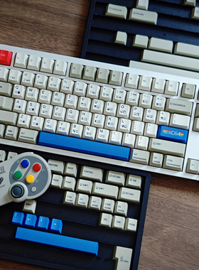 日当午C64大全套键帽原厂高度PBT热升华机械键盘客制化可爱配色