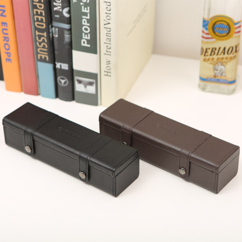 皮质文具盒 便携式创意笔盒 中小学生创意笔盒文艺复古笔筒|ruв категории получать отделка, семьи, хранения приборов, ящик, канцелярские принадлежности в коробку - от Buy2taobao.com для оказания профессиональной услуги покупки агента Taobao